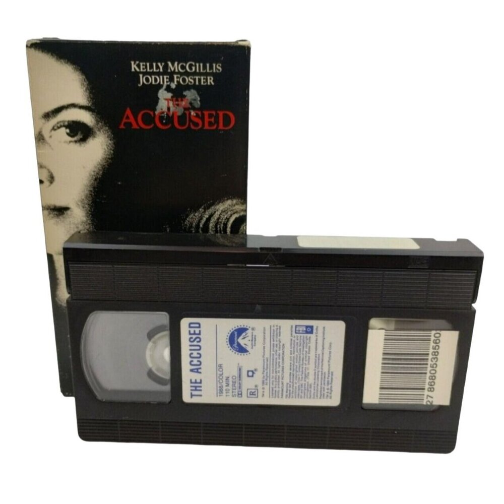 The Accused Crime Drama Jodi Foster Kelly McGillis Paramount 1989 Rated R